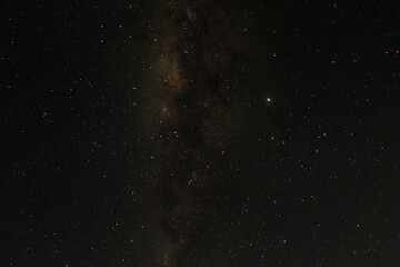 Austral sky milky way detail taken from Tanzania
