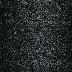Black background. Vector shiny textured pattern. Trendy black bokeh. New Year 2022. Christmas Illustrator Material