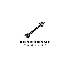 flat arrow logo template icon design vector illustration