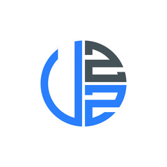 VZZ logo VZZ icon VZZ vector VZZ monogram VZZ letter VZZ minimalist VZZ triangle VZZ hexagon Circle Unique modern flat abstract logo design 