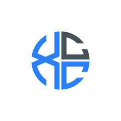 XCC logo XCC icon XCC vector XCC monogram XCC letter XCC minimalist XCC triangle XCC hexagon Circle Unique modern flat abstract logo design 