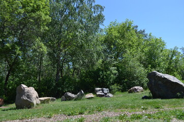 stones in the park