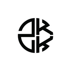 ZKK logo ZKK icon ZKK vector ZKK monogram ZKK letter ZKK minimalist ZKK triangle ZKK hexagon Circle Unique modern flat abstract logo design 