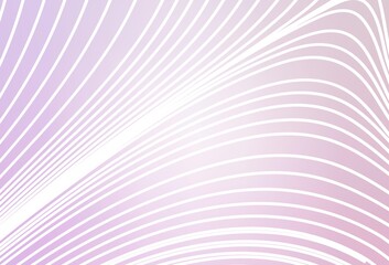 Obraz premium Light Purple vector background with stright stripes.