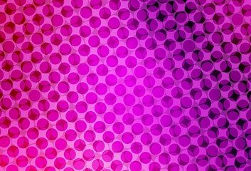 Light Pink vector pattern with spheres.