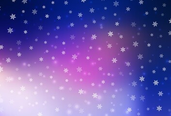 Obraz premium Dark Pink, Blue vector texture in birthday style.