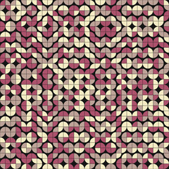 Obraz na płótnie Canvas Abstract Geometric Pattern generative computational art illustration
