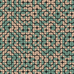 Abstract Geometric Pattern generative computational art illustration