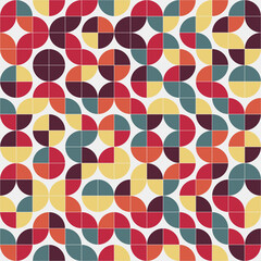 Abstract Geometric Pattern generative computational art illustration