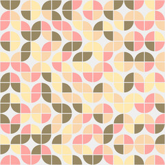 Abstract Geometric Pattern generative computational art illustration