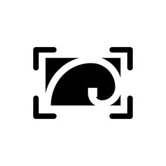 Golden ratio icon. Vector EPS file.