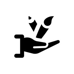 Design tools icon. Vector EPS file.