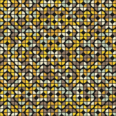 Abstract Geometric Pattern generative computational art illustration