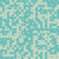 Abstract Geometric Pattern generative computational art illustration