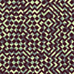 Abstract Geometric Pattern generative computational art illustration