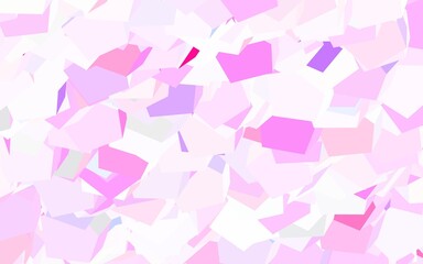 Light Purple vector background with hexagons.