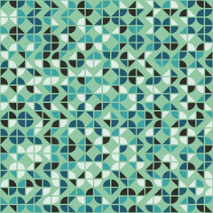 Abstract Geometric Pattern generative computational art illustration
