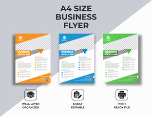 Megapack Brochure design template flyer set,