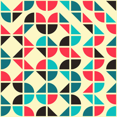 Abstract Geometric Pattern generative computational art illustration