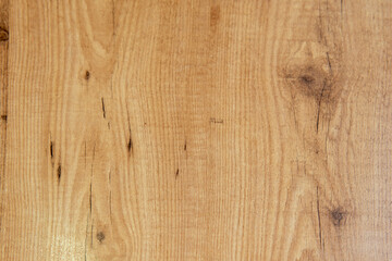 Unpolished oak wood background. Light wood table