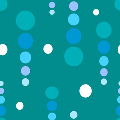 Vector seamless pattern with colorfull circles,geometric illustration with particolored rounds,dots shapes abstract motif,bright print for cover design,textile,house interior decoration, fashion