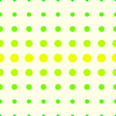 Seamless pattern created by gradient circles and set to background