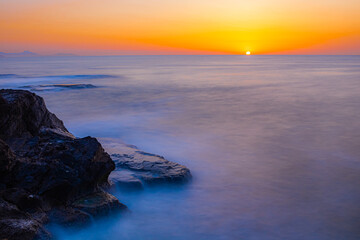 Obraz premium sunset over the sea