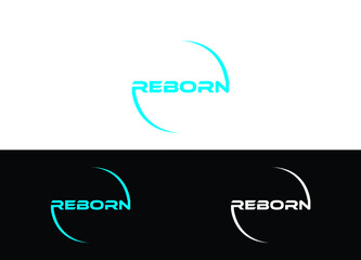 Reborn Logo or Icon Design Vector Image Template