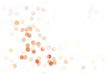 Light Green, Red vector pattern with spheres.