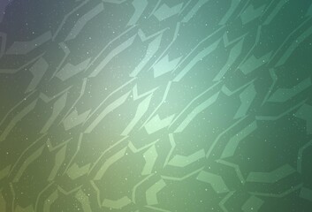 Light Blue, Green vector background with lines.