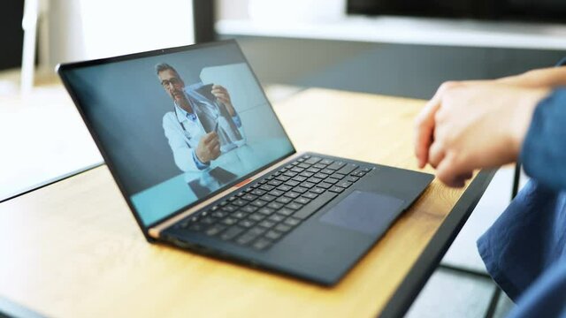 Video Conference Call With Doctor