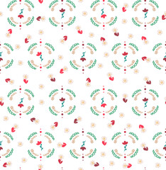 pattern design with small flowers