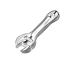 工具　モンキーレンチ