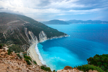 Fototapeta na wymiar Myrtos beach, Kefalonia, Greece