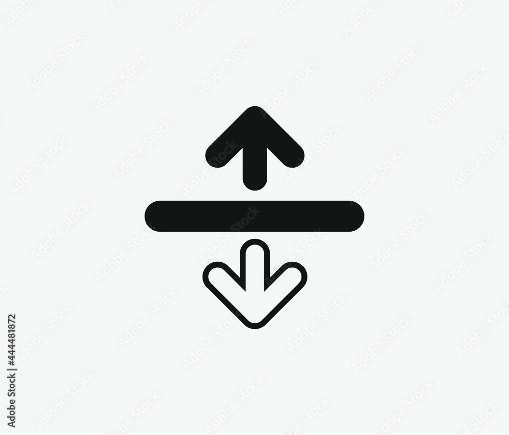 Aufkleber arrow vector icon. editable stroke. symbol in line art style for design, presentation, website or ap