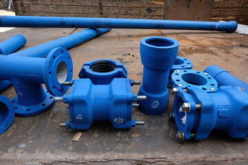 Various fast coupling pipe fittings for pipeline connection