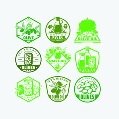 vintage monochrome logo stickers