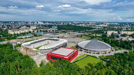 Fotobehang Miasto Łódź- Stadion Miejski i Arena. © Tomasz Warszewski