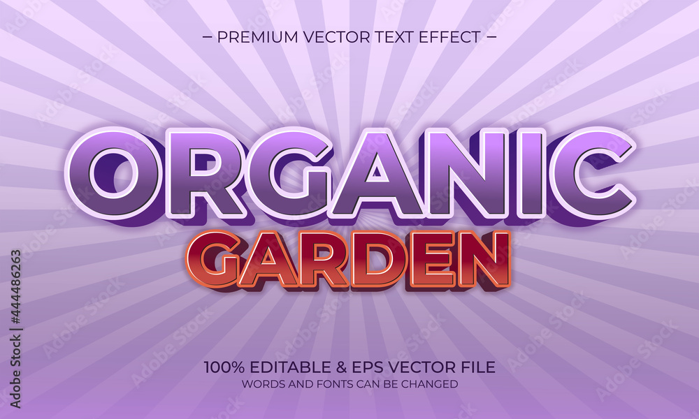 Poster editable text style effect. editable font style. vector illustration