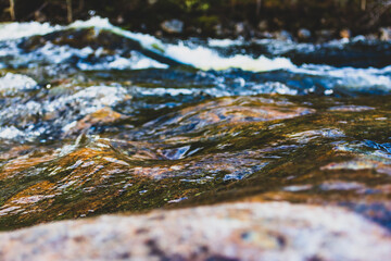 close up of a river