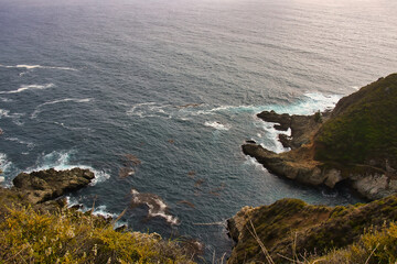 Fototapeta na wymiar Big Sur coastline near Saunt Lucia
