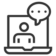 Recruitment line icon