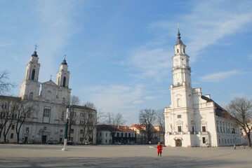 old town of Kaunas, Lithuania