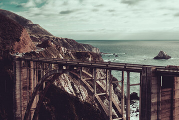 Sea views along California's Pacific Coast Highway