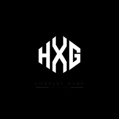HXG letter logo design with polygon shape. HXG polygon logo monogram. HXG cube logo design. HXG hexagon vector logo template white and black colors. HXG monogram, HXG business and real estate logo. 