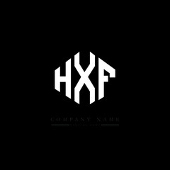 HXF letter logo design with polygon shape. HXF polygon logo monogram. HXF cube logo design. HXF hexagon vector logo template white and black colors. HXF monogram, HXF business and real estate logo. 