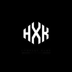 HXK letter logo design with polygon shape. HXK polygon logo monogram. HXK cube logo design. HXK hexagon vector logo template white and black colors. HXK monogram, HXK business and real estate logo. 