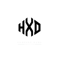 HXD letter logo design with polygon shape. HXD polygon logo monogram. HXD cube logo design. HXD hexagon vector logo template white and black colors. HXD monogram, HXD business and real estate logo. 