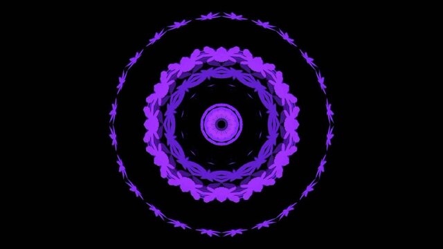 geometric Circle ⭕ dark light blue screen osm view