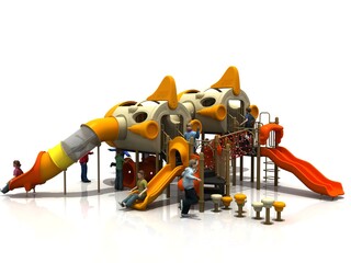 NAVE ESPACIAL, JUEGOS PARA NIÑOS - RENDER © Gabo